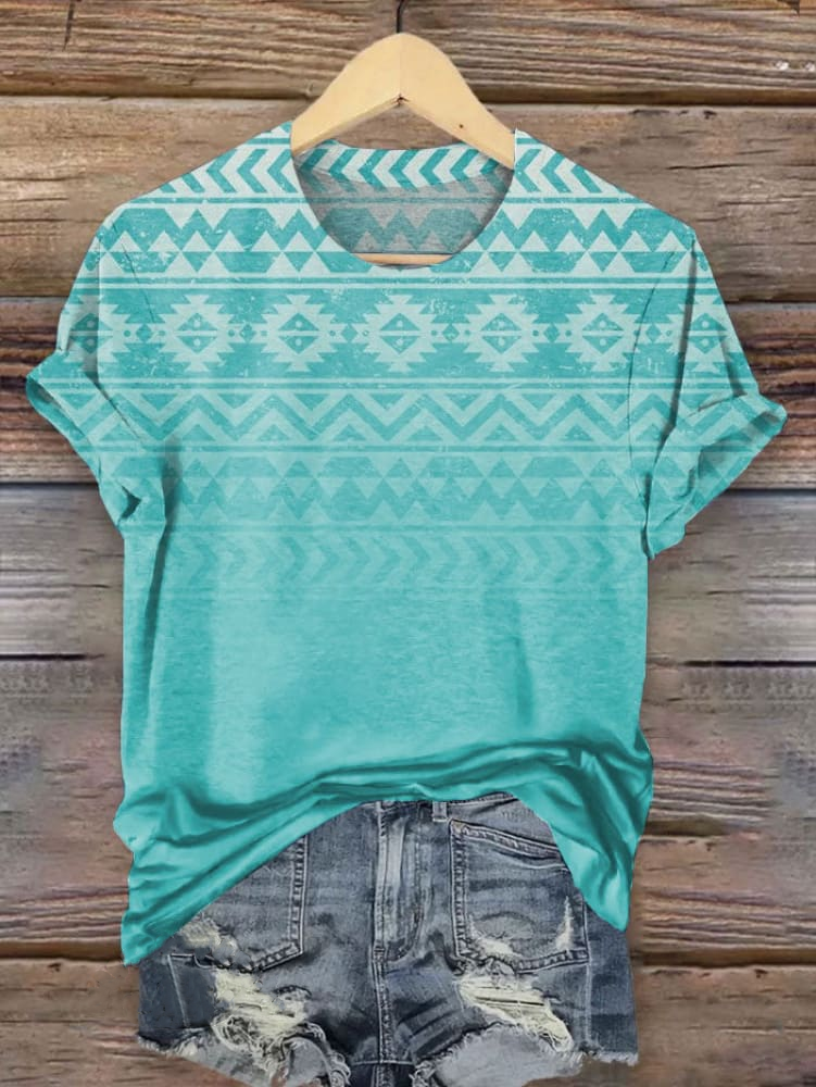 Classic Aztec West Crew Neck T-shirt