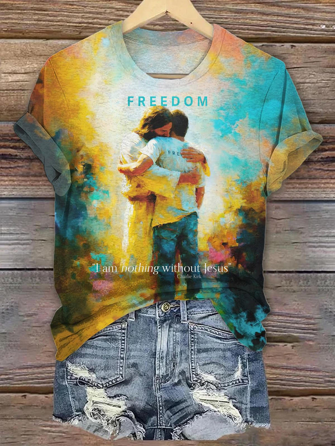 In Memory of Charlie Kirk Crew Neck T-shirt