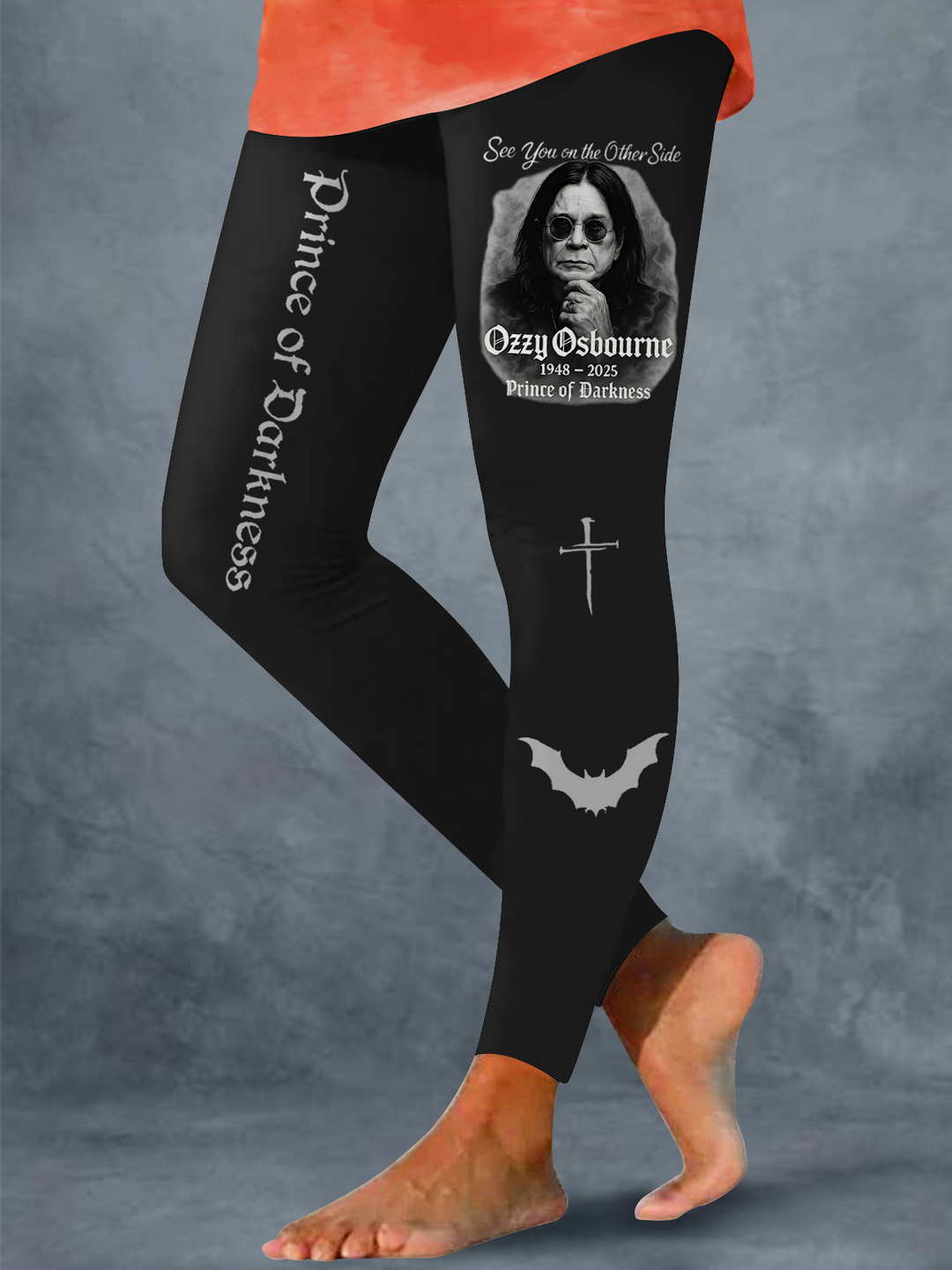 Prince of Darkness: Ozzy Print Leggings