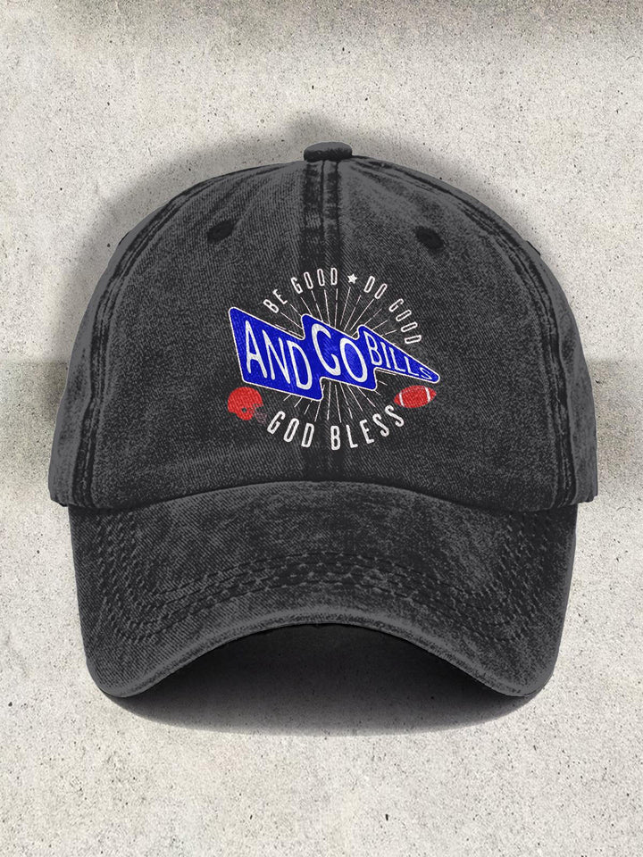Do Good Go Bills Printed Baseball Cap