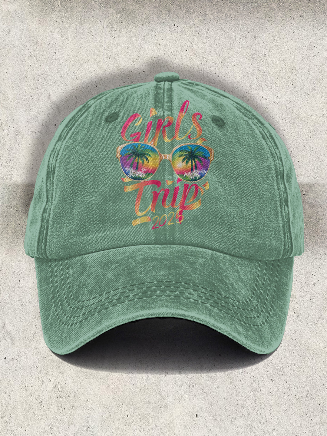 Girls Trip Vacation Print Baseball Cap