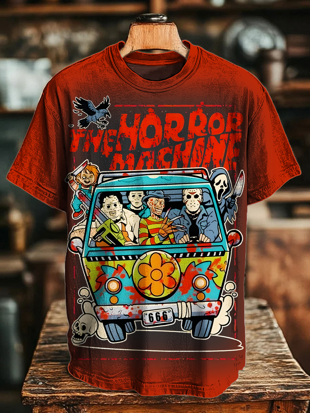 The Horror Machine Crew Neck T-shirt