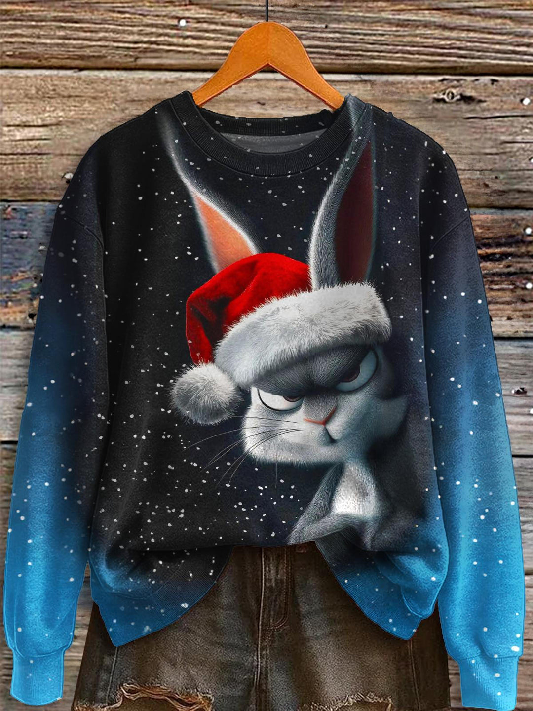 Christmas Cute Print Long Sleeve Casual Top