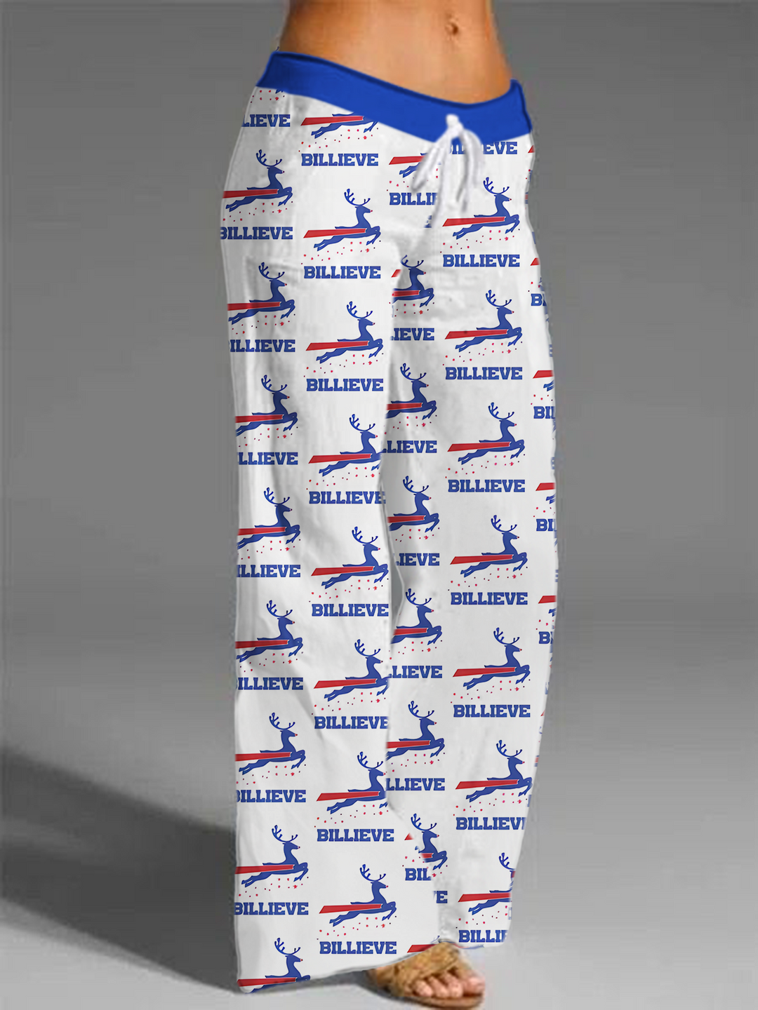 Women's Buffalo Football Fans Printed Casual Pants