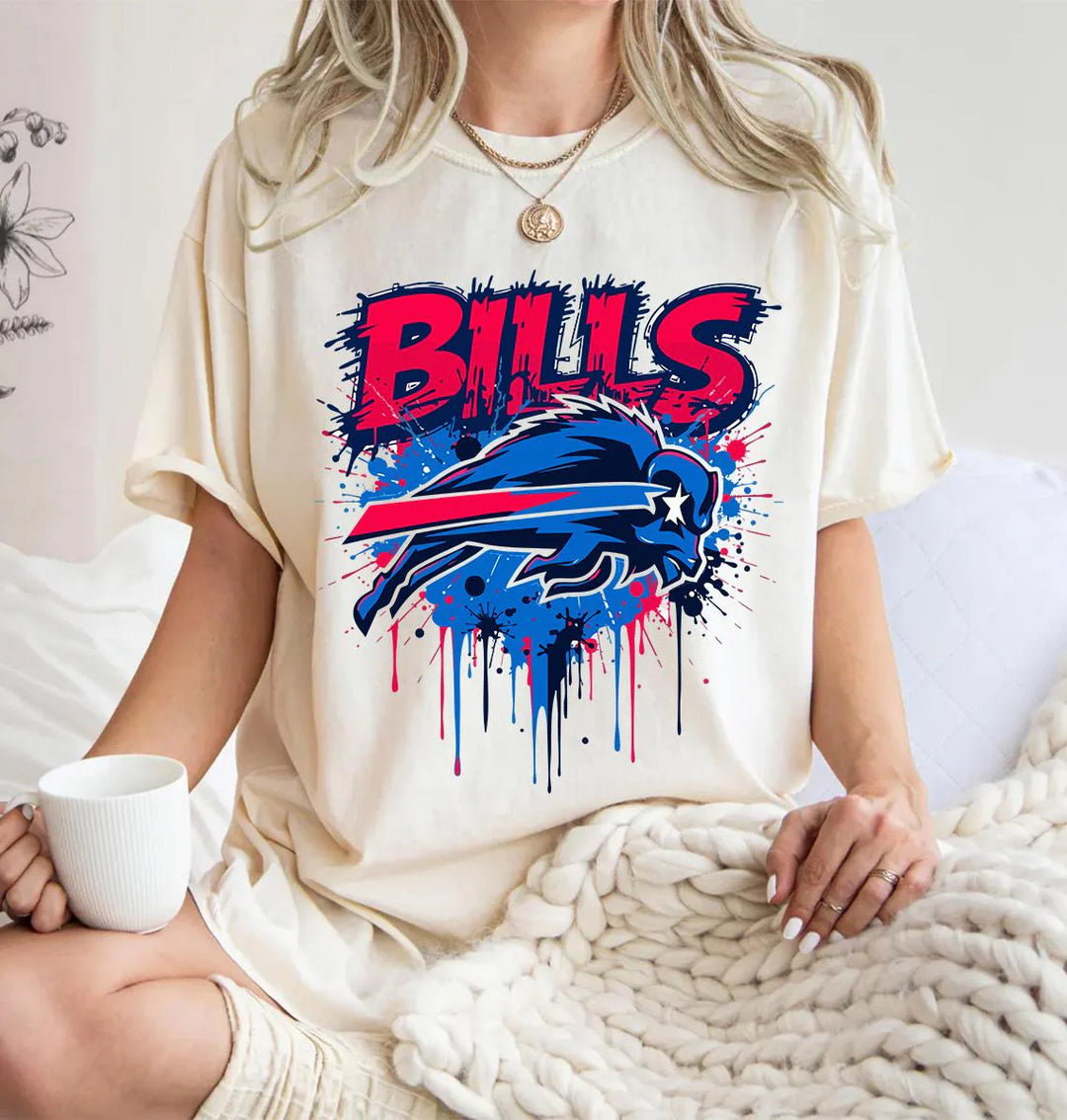 Go Bills Buffalo Football Unisex Washed Tee