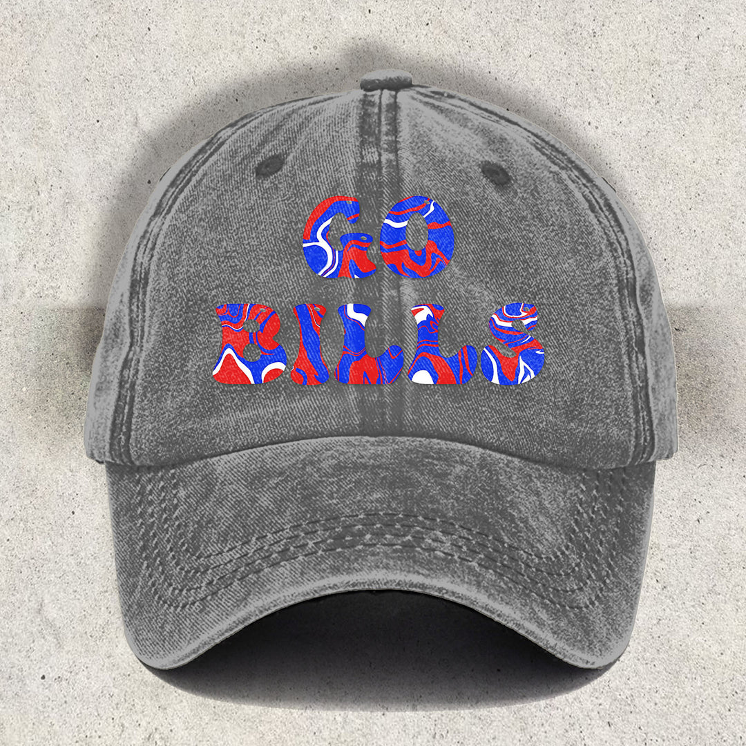 Buffalo Bills Football Printed Baseball Cap
