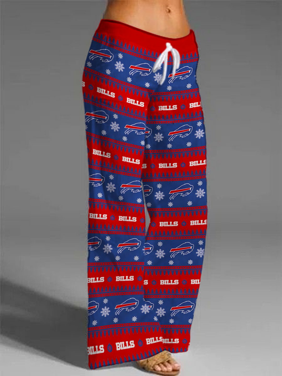 Women's Buffalo Bills Christmas Printed Casual Pants