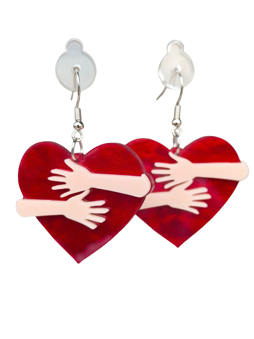 Palm Hug Love Retro Valentine's Day Temperament Earrings