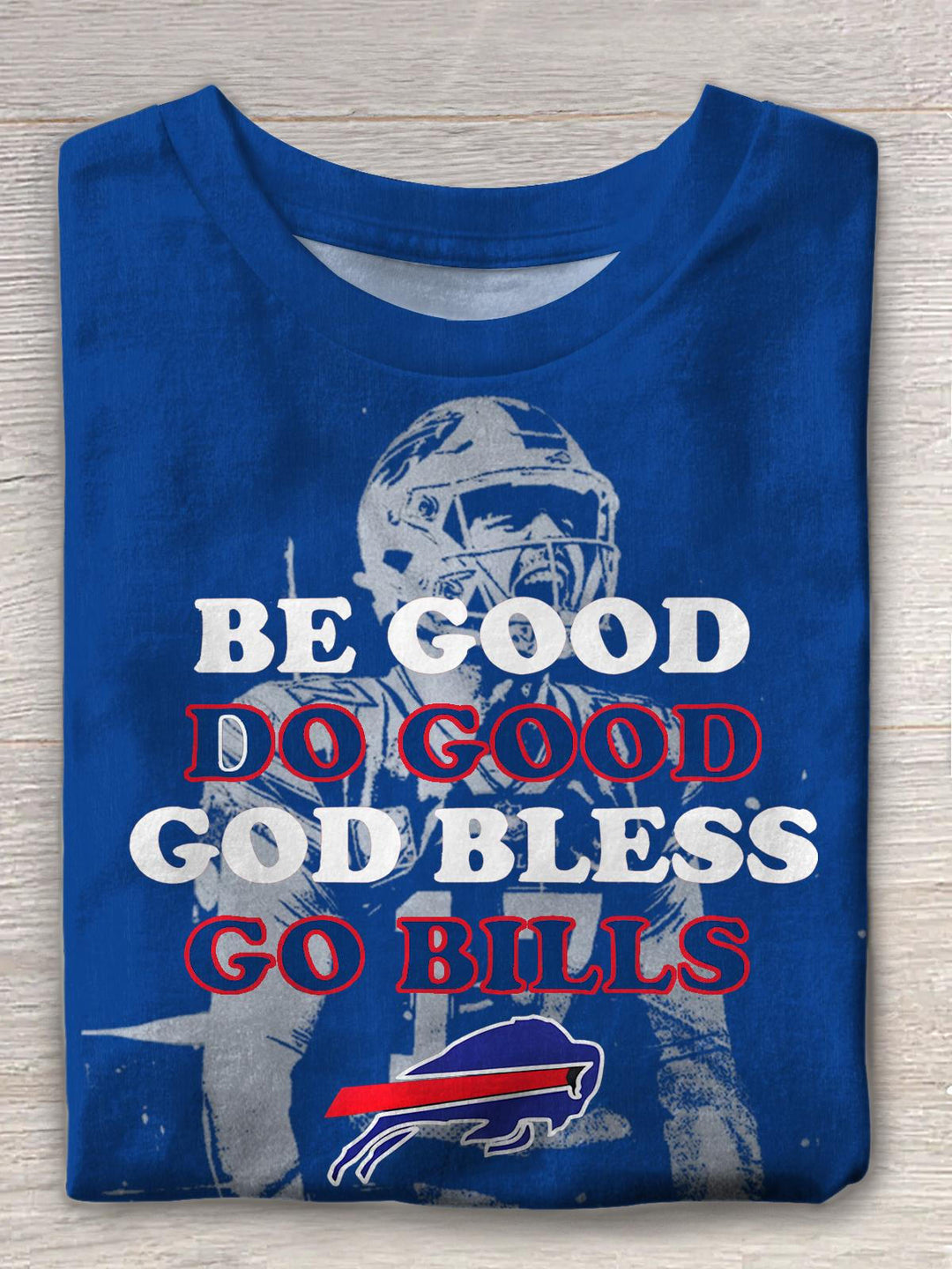 Josh Allen Do Good Bless Bills Crew Neck T-shirt