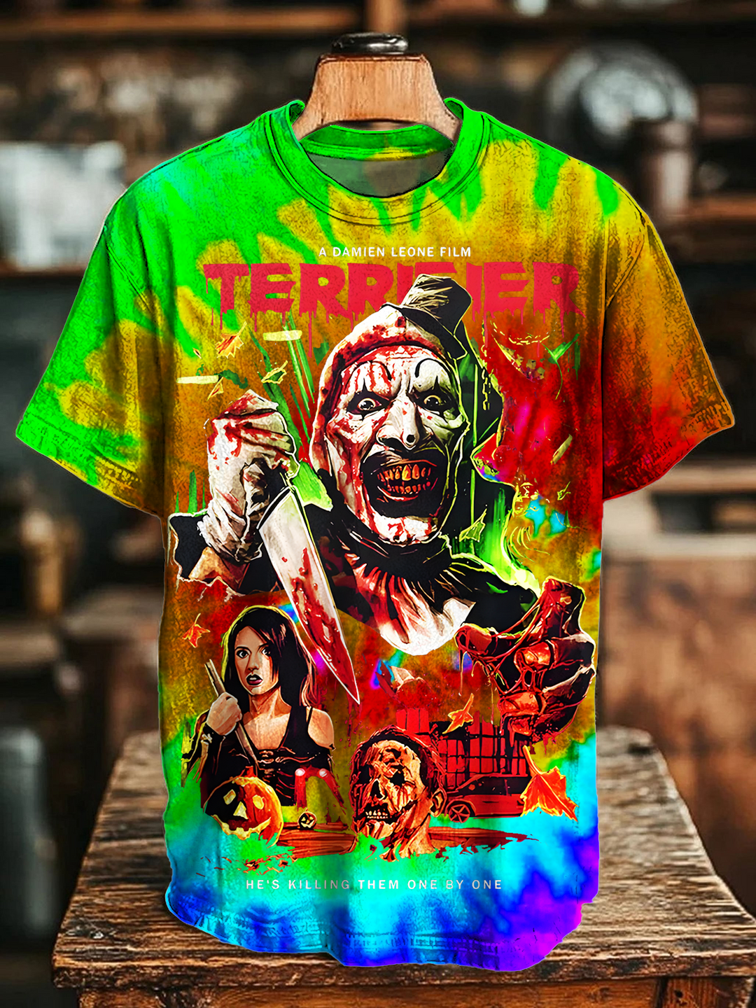 Hell On Terrifiers Horror Movie Crew Neck T-shirt
