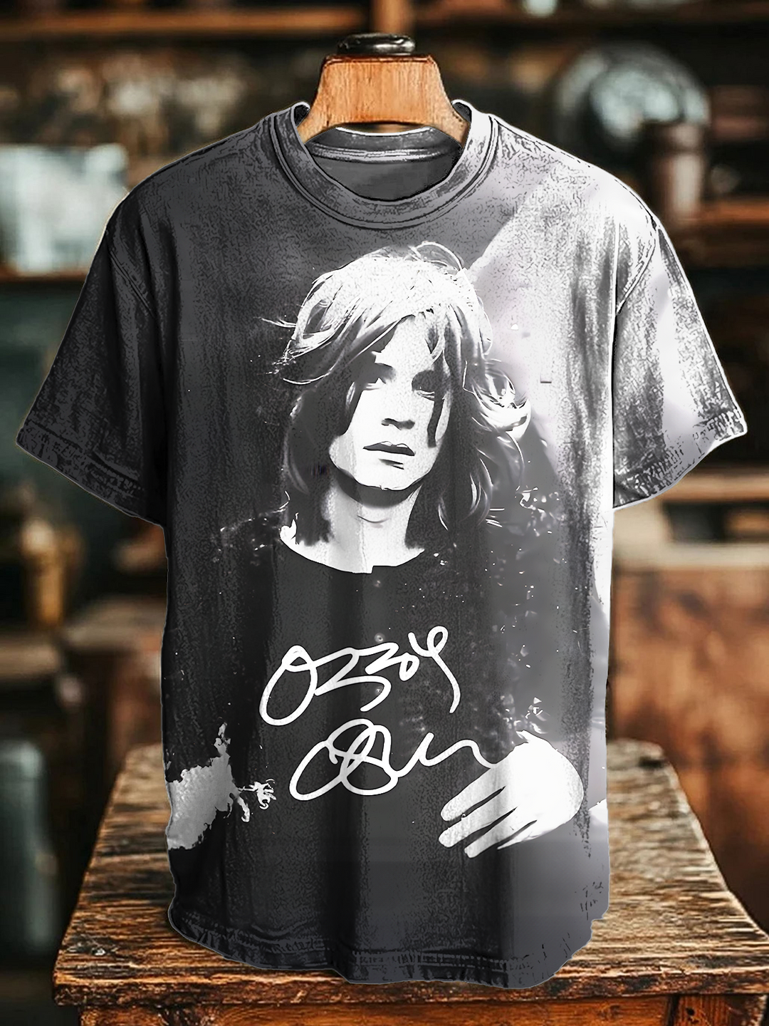 Young Ozzy Signature Vintage Crew Neck T-shirt