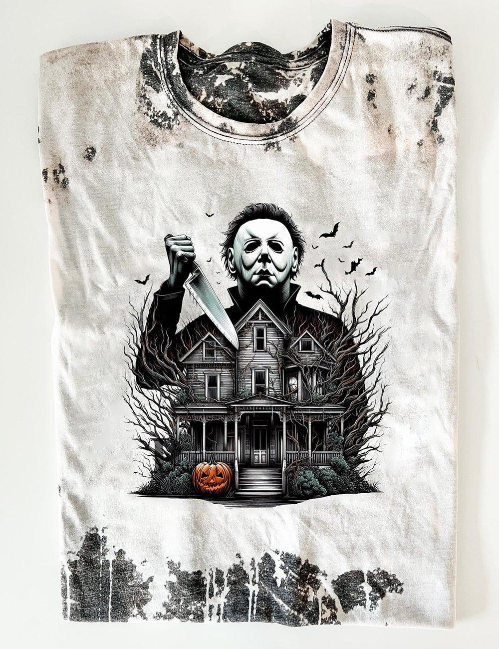 Horror Movie Michael Myers Tie Dye T-shirt