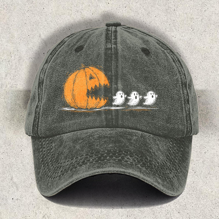 Halloween Fun Pumpkin Printed Baseball Cap