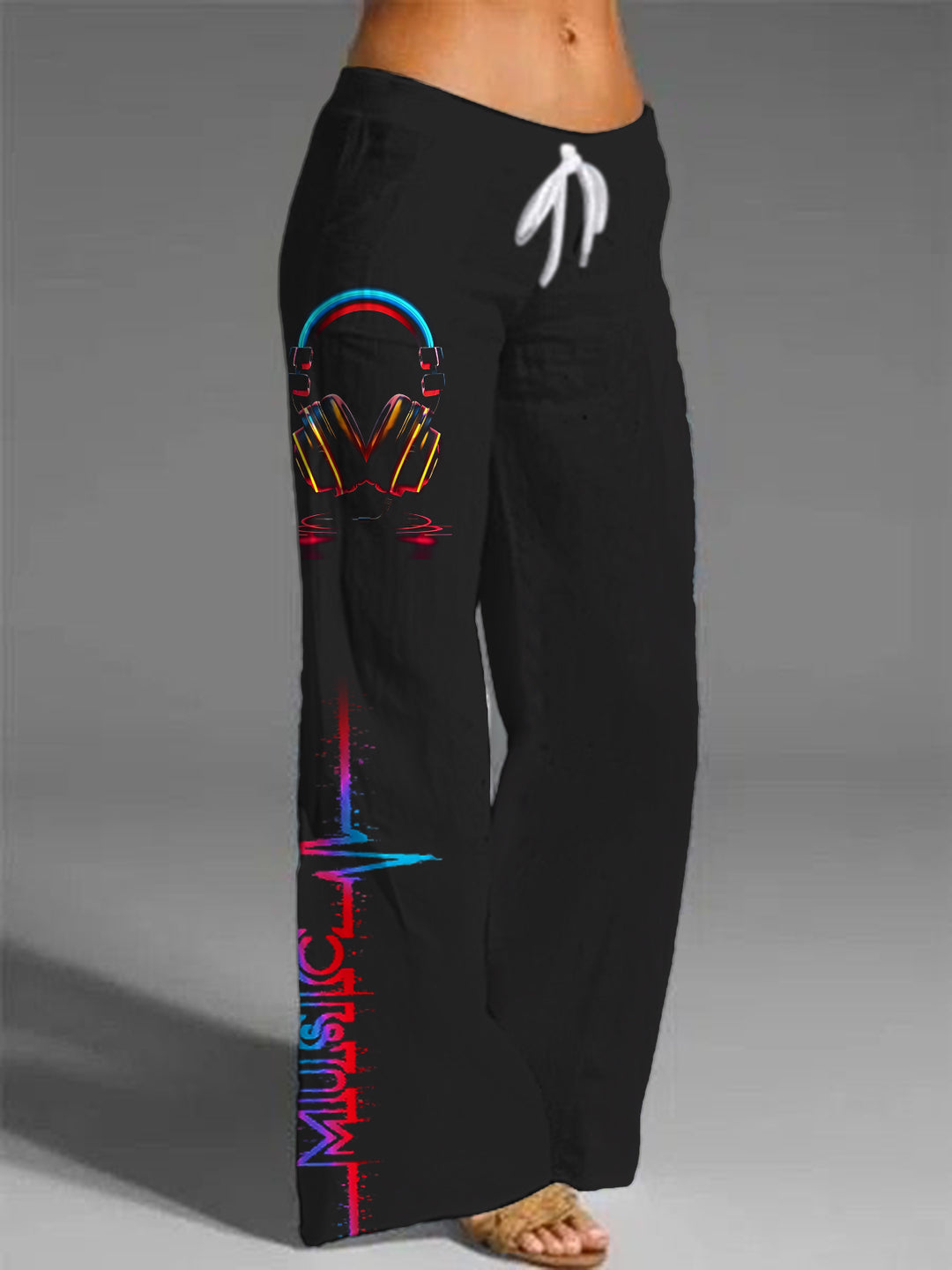 Hippie Music Women's Printed Casual Pants