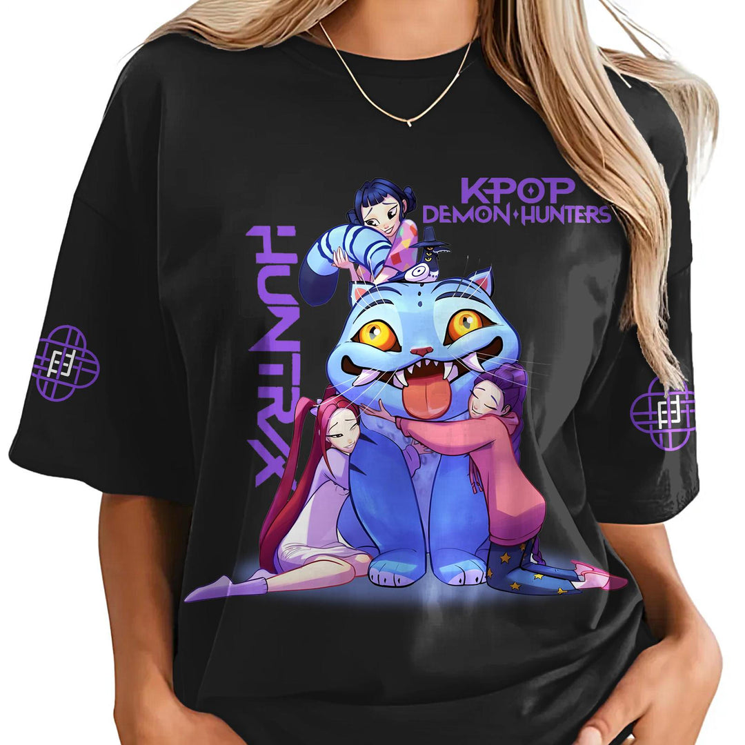 KPop Demon Hunters Crew Neck T-shirt
