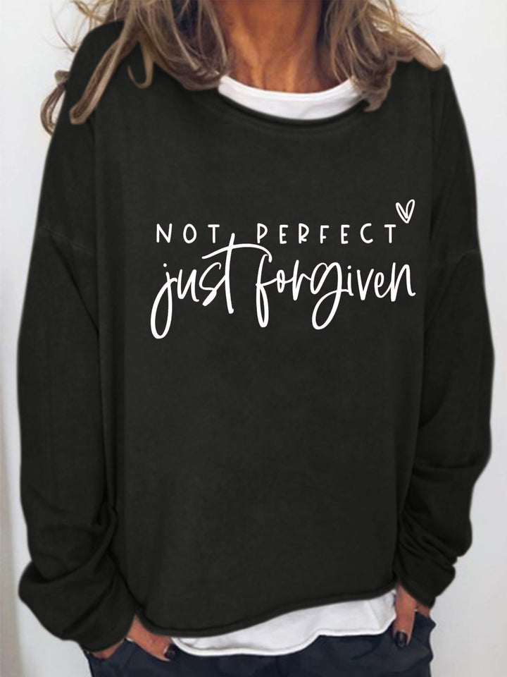 Not Perfect Just Forgiven Long Sleeve Shirt