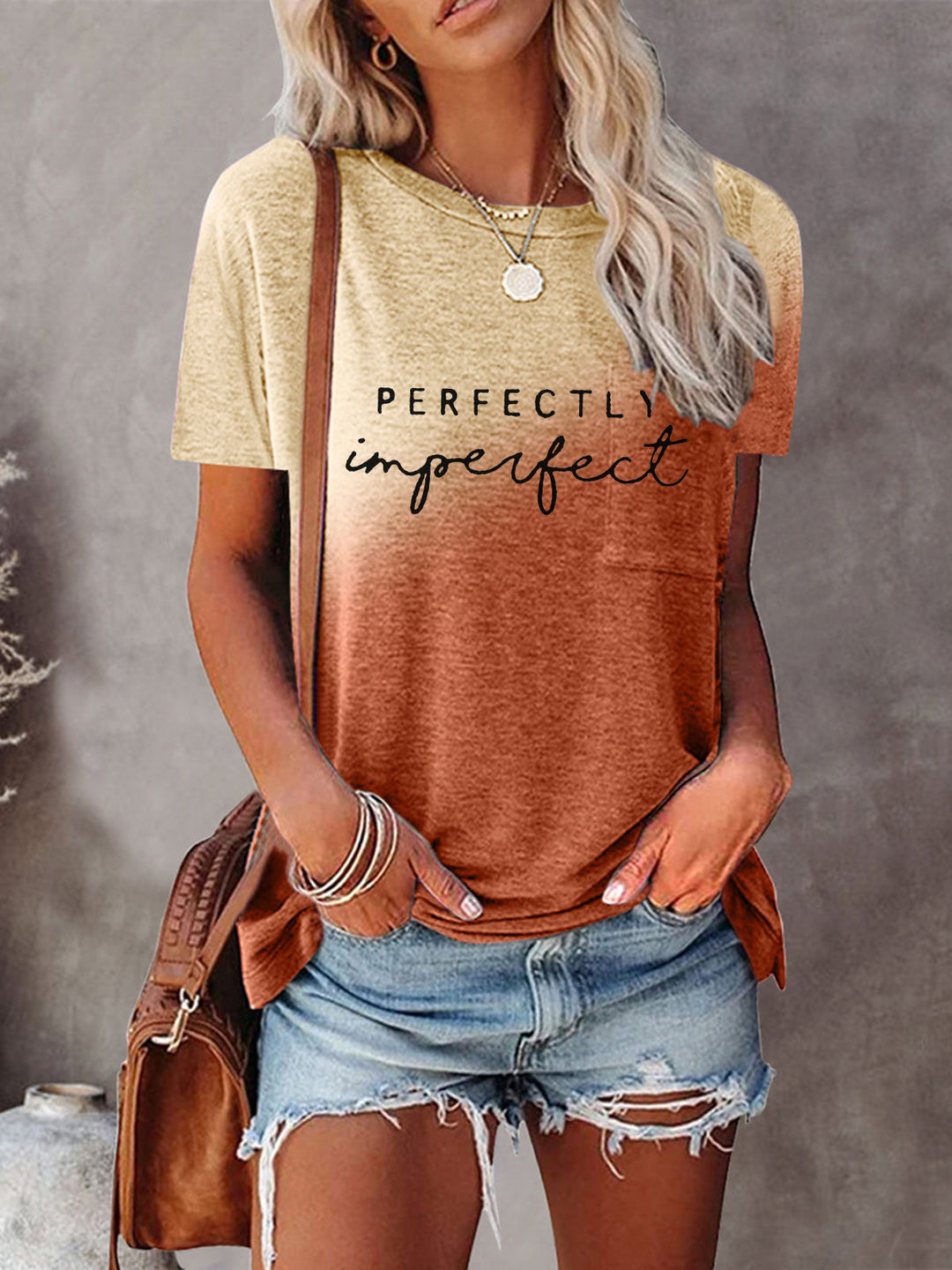Women's Perfectly Imperfect Casual Tie Dye Tee