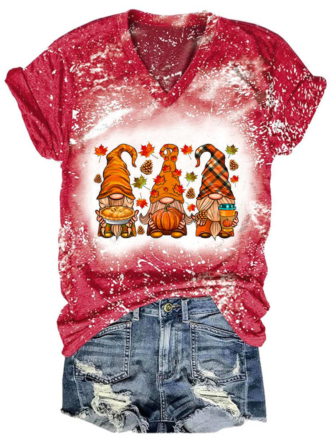 Fall Gnomes Tie Dye Shirt