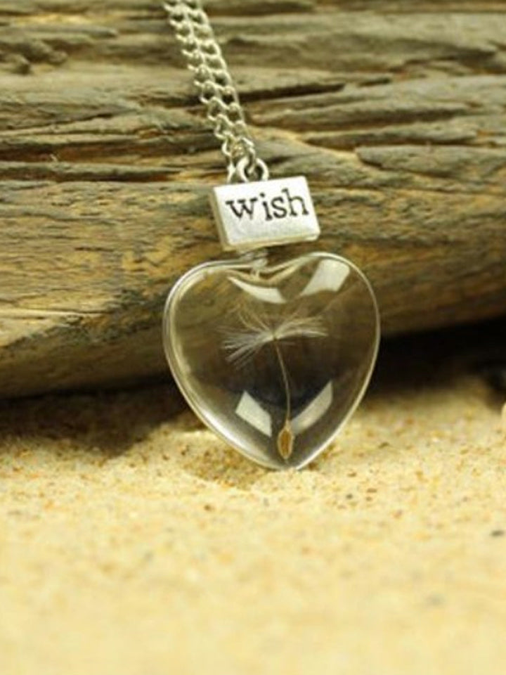 Dandelion Time Crystal Necklace