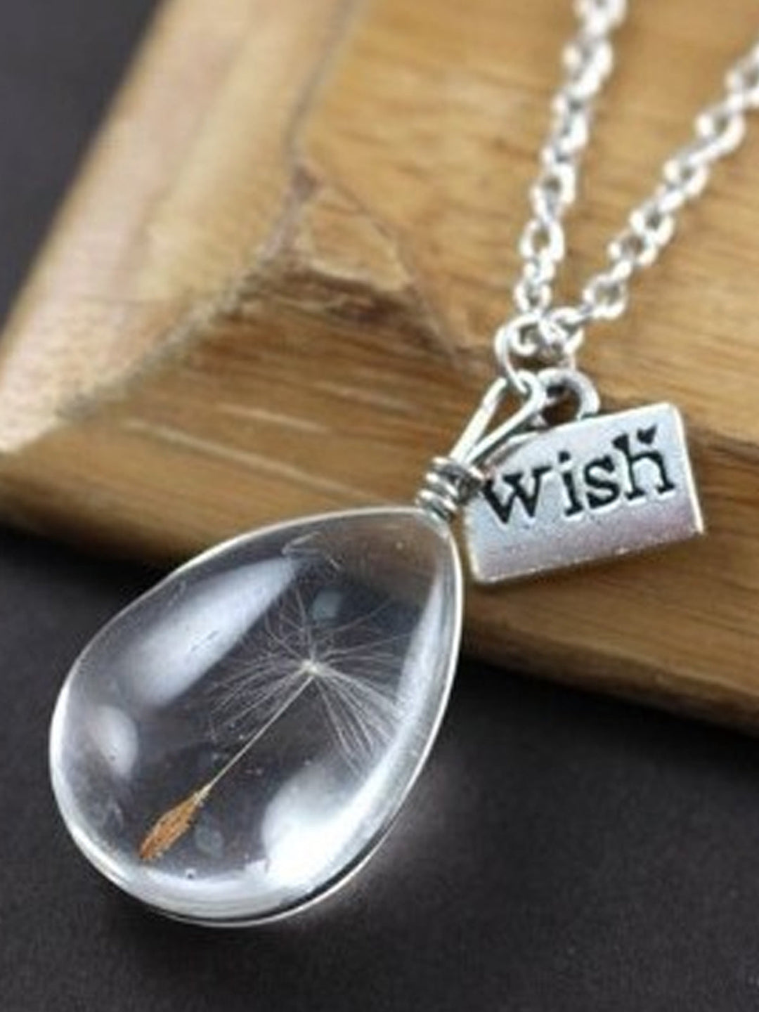 Dandelion Time Crystal Necklace
