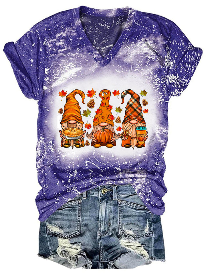 Fall Gnomes Tie Dye Shirt