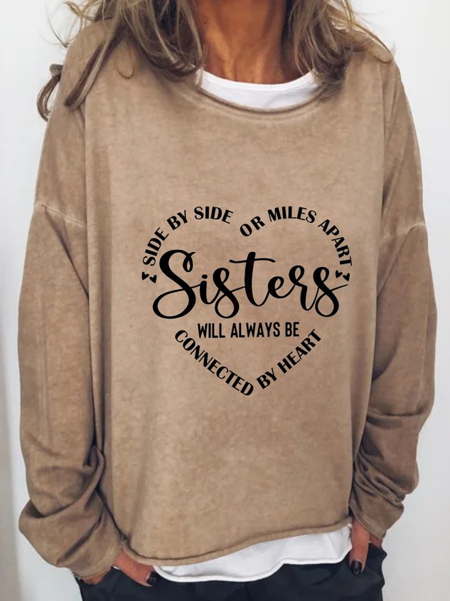 Sisters Casual Long Sleeve Shirt