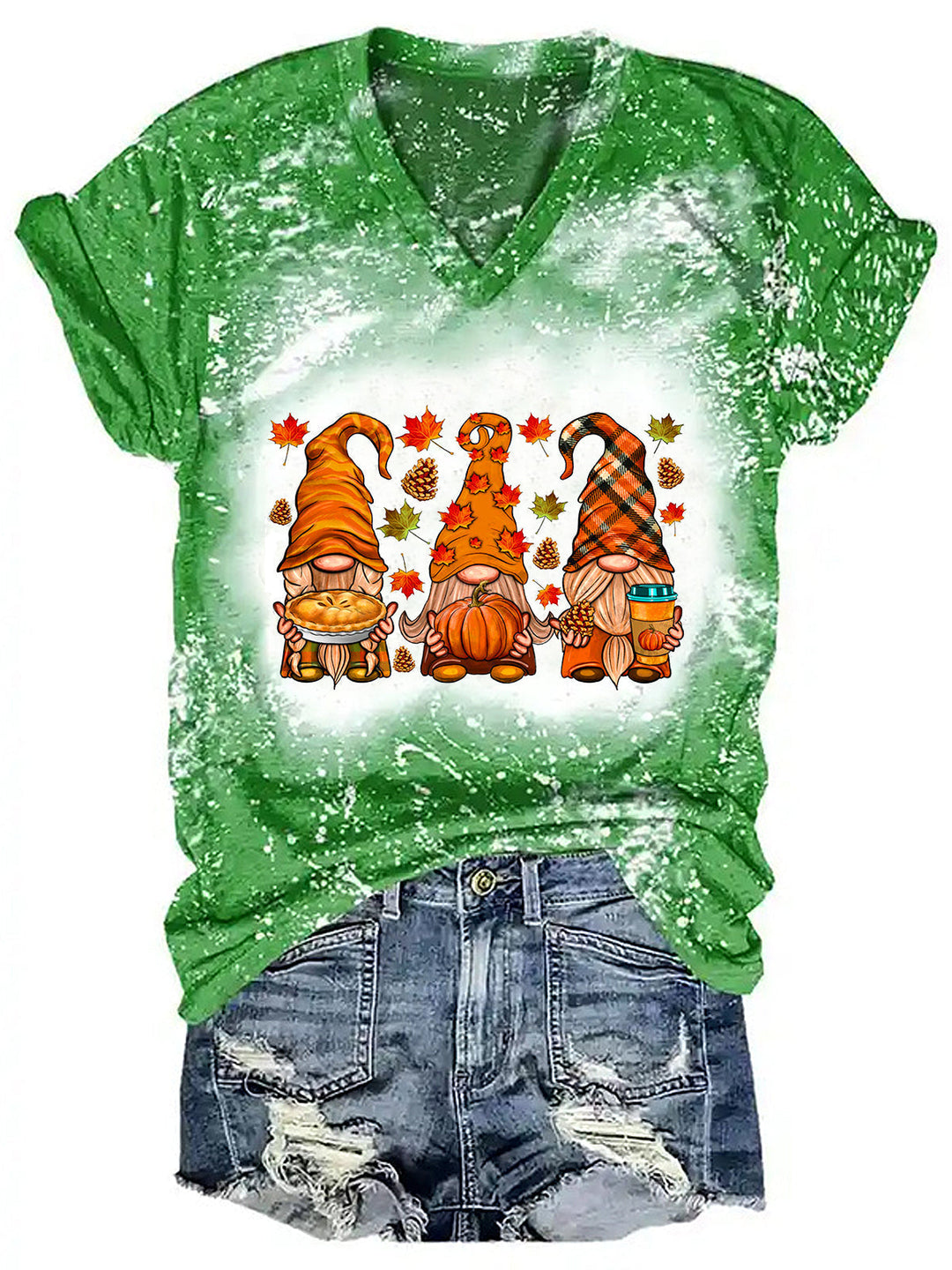 Fall Gnomes Tie Dye Shirt