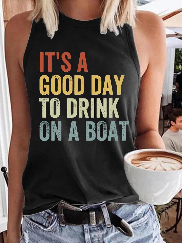 Good Day Printed Tank Top