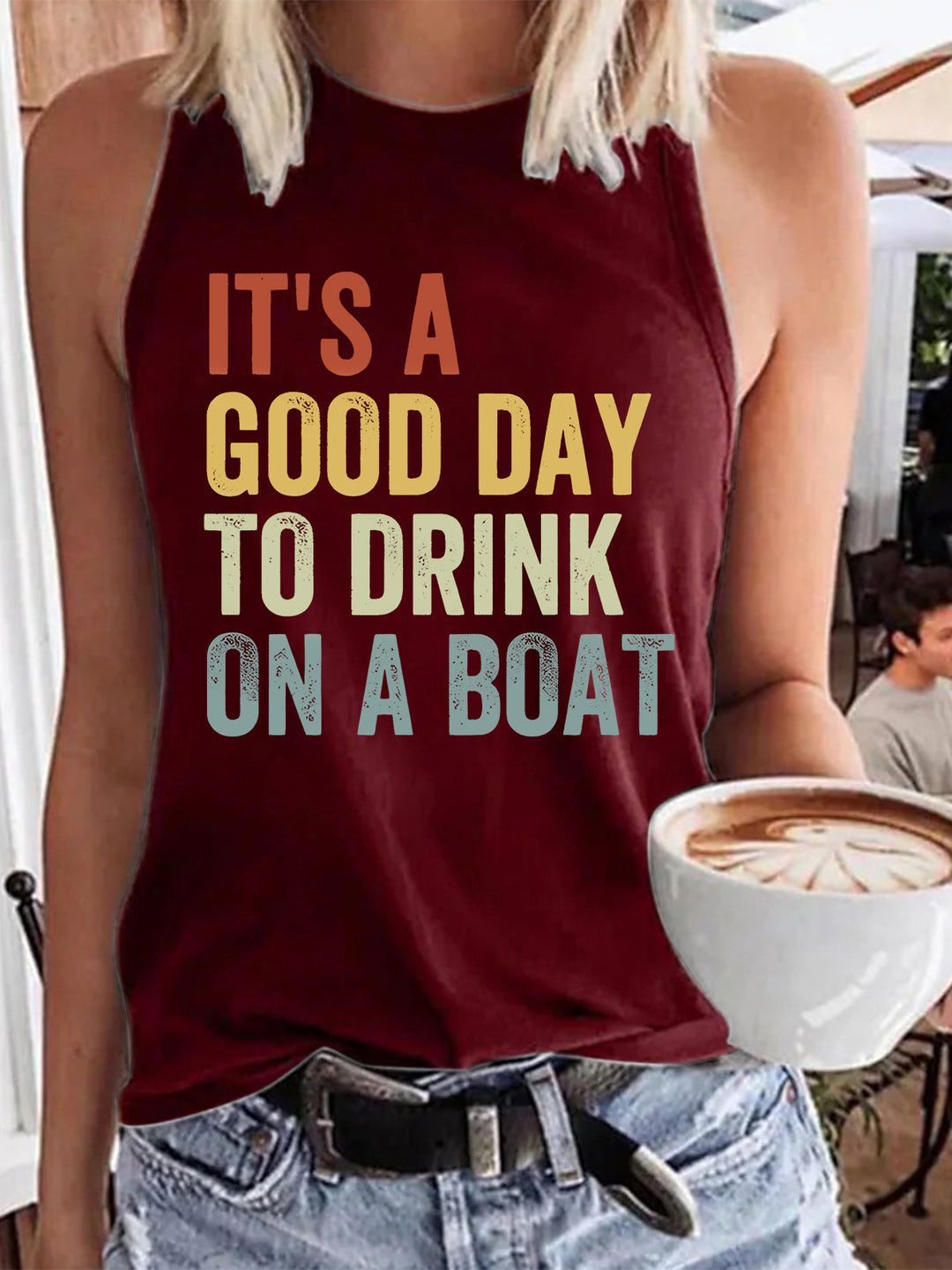 Good Day Printed Tank Top