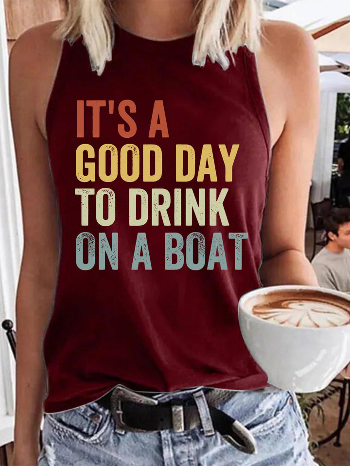 Good Day Printed Tank Top