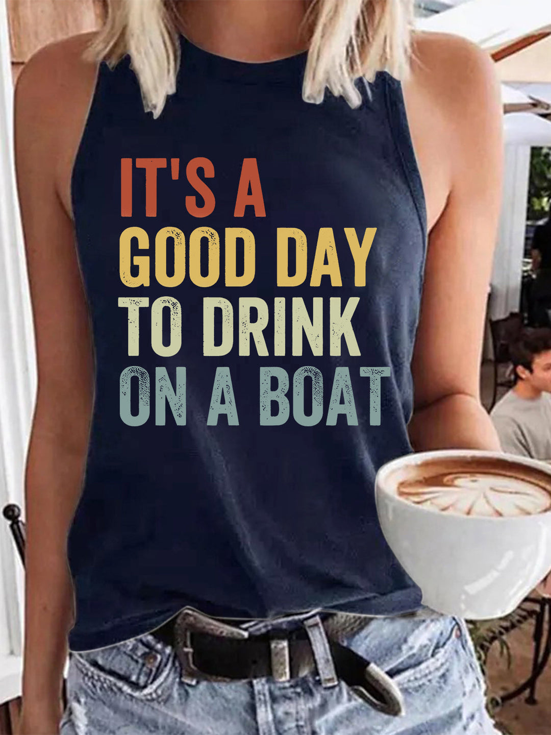 Good Day Printed Tank Top