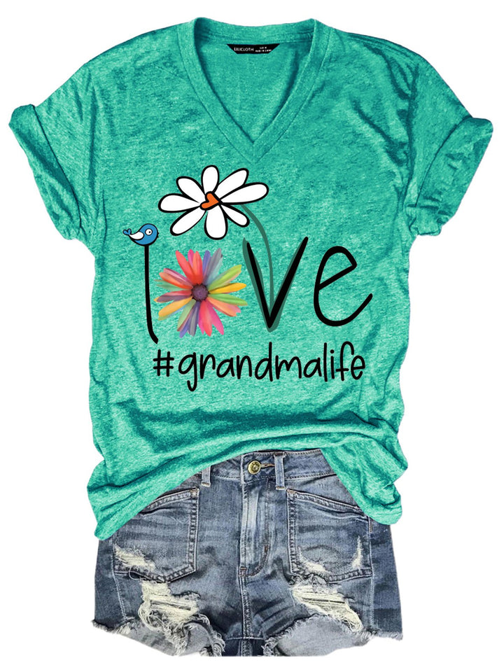 Grandma life Women's Short Sleeve T-Shirt