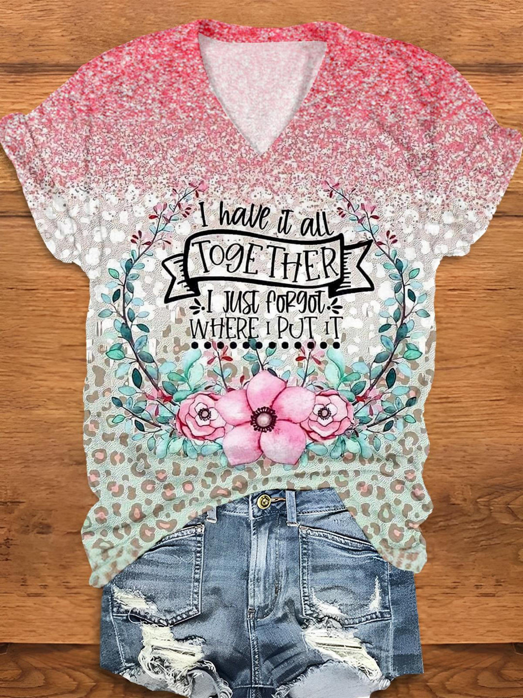 I Have It All Together V-Neck T-Shirt
