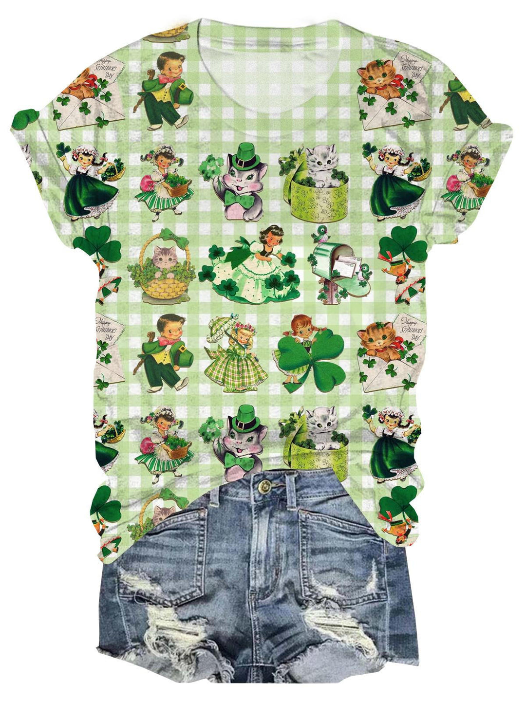 Vintage St. Patrick Crew Neck T-shirt