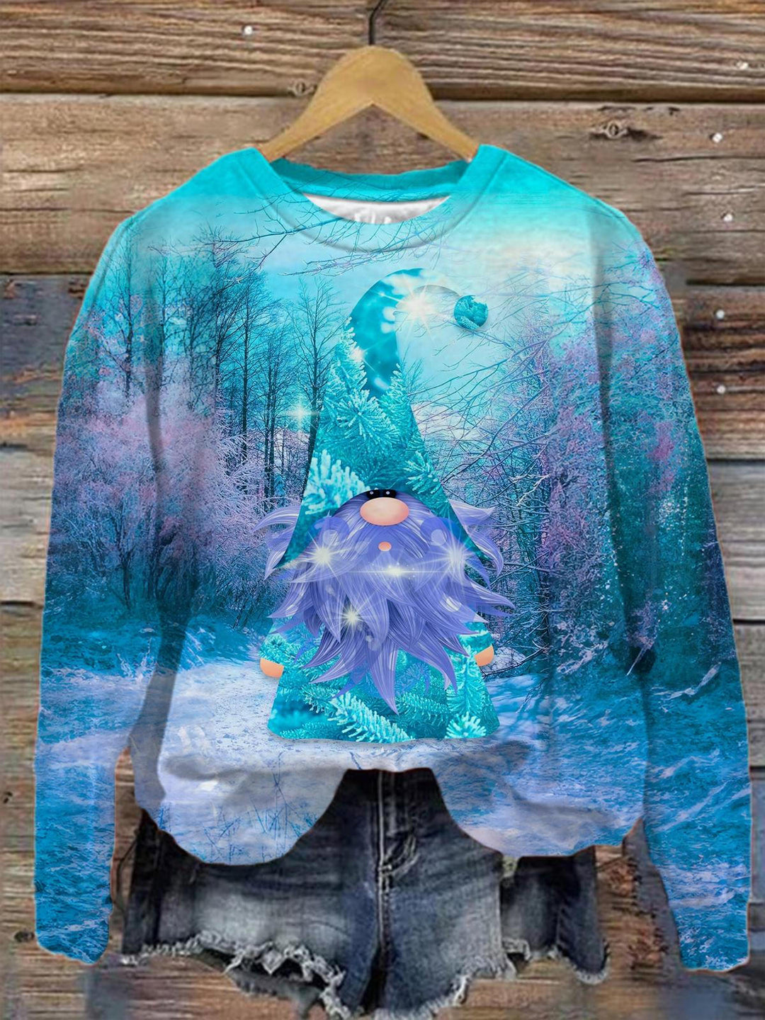 Winter Gnome Long Sleeve Top