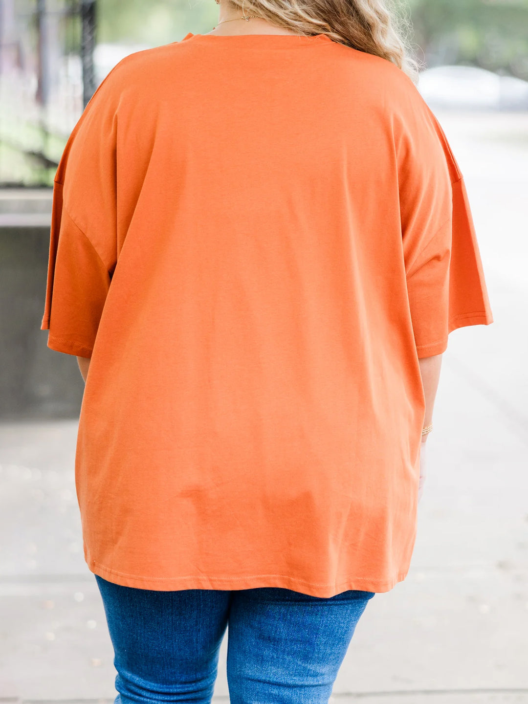 Oh My Pumpkin Boyfriend Tee Crew Neck T-shirt
