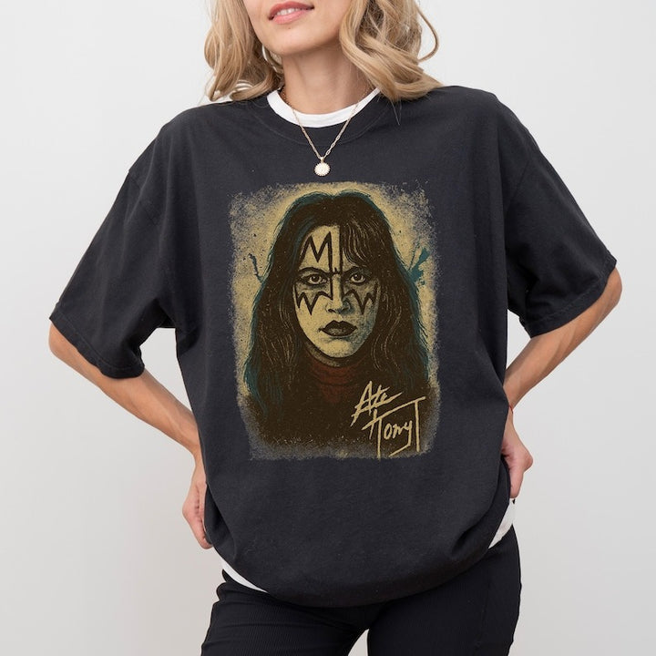 In Memory Of Ace Frehley  Crew Neck T-shirt