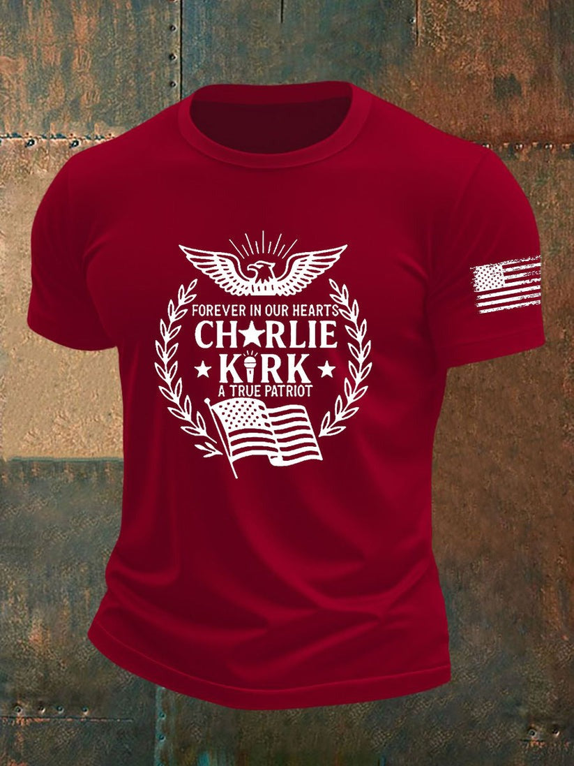 In Memory Of Charlie Kirk  Men's T-shirt