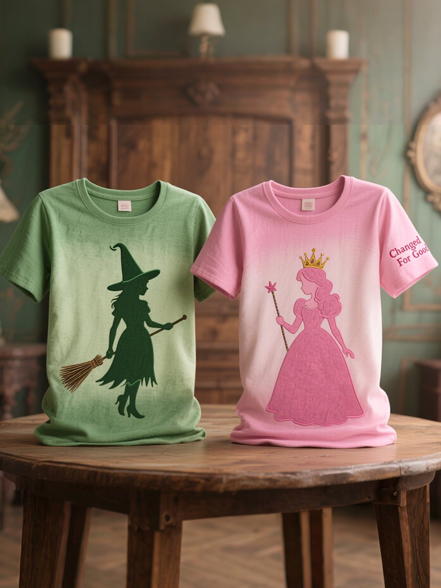 Women'S Movie-Inspired Changed For Good Print Short-Sleeved T-Shirt