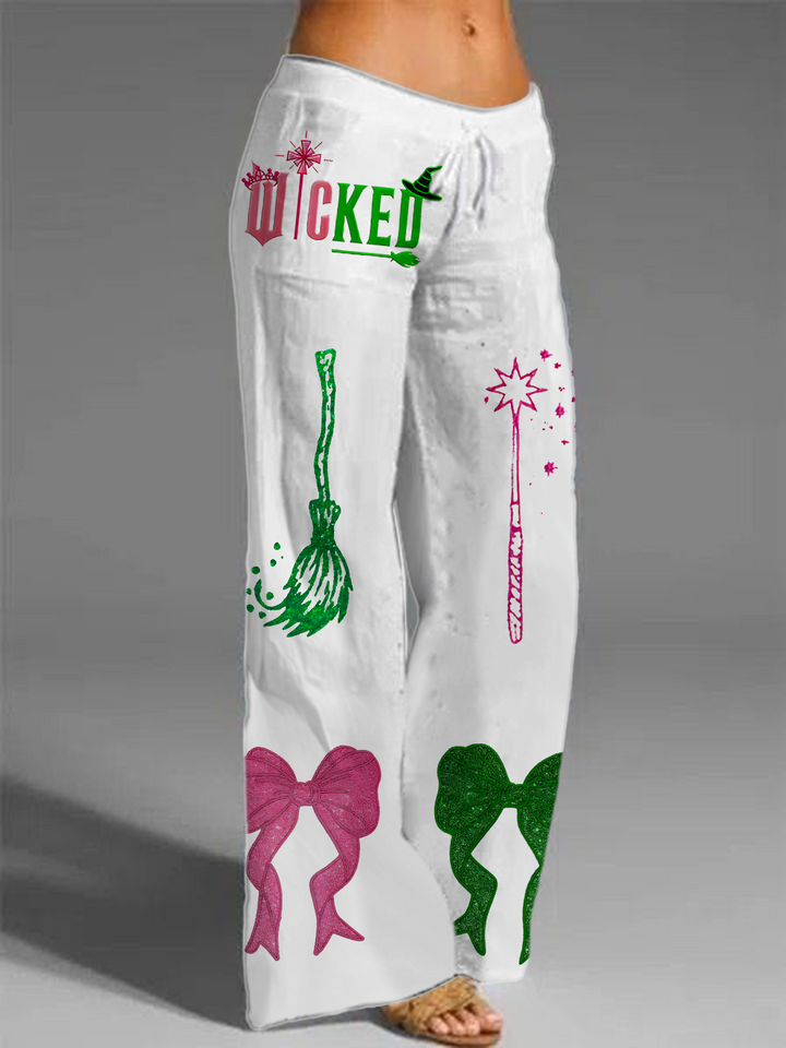 Movie Inspired Witch & Princess Casual Pants