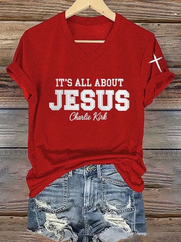 RIP Charlie Kirk V-neck T-Shirt