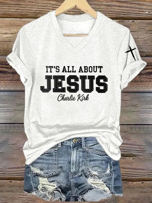 RIP Charlie Kirk V-neck T-Shirt