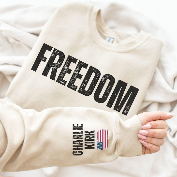 Charlie Kirk Freedom Sweatshirt