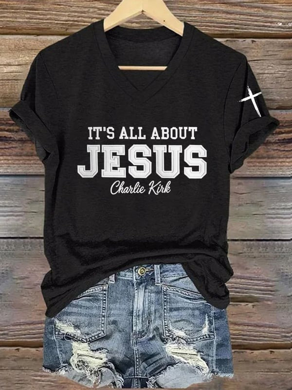RIP Charlie Kirk V-neck T-Shirt
