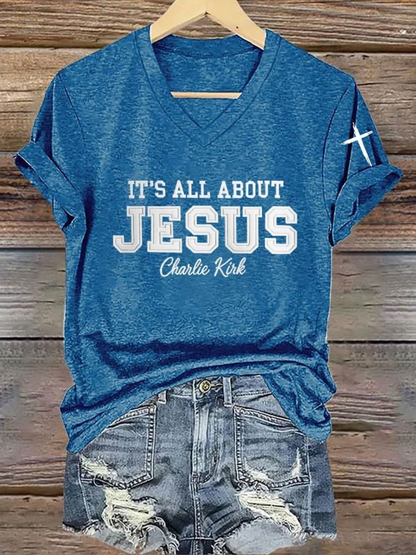 RIP Charlie Kirk V-neck T-Shirt