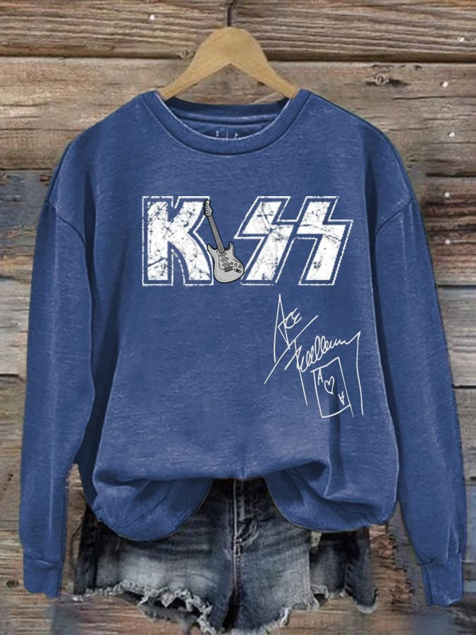 Ace Frehley Kiss Tribute 1951–2025 Print Long Sleeve Top