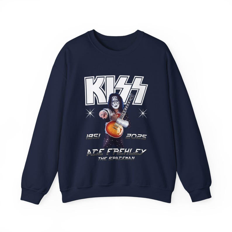 RIP Rock And Roll Tribute Printed Long Sleeve Casual Top