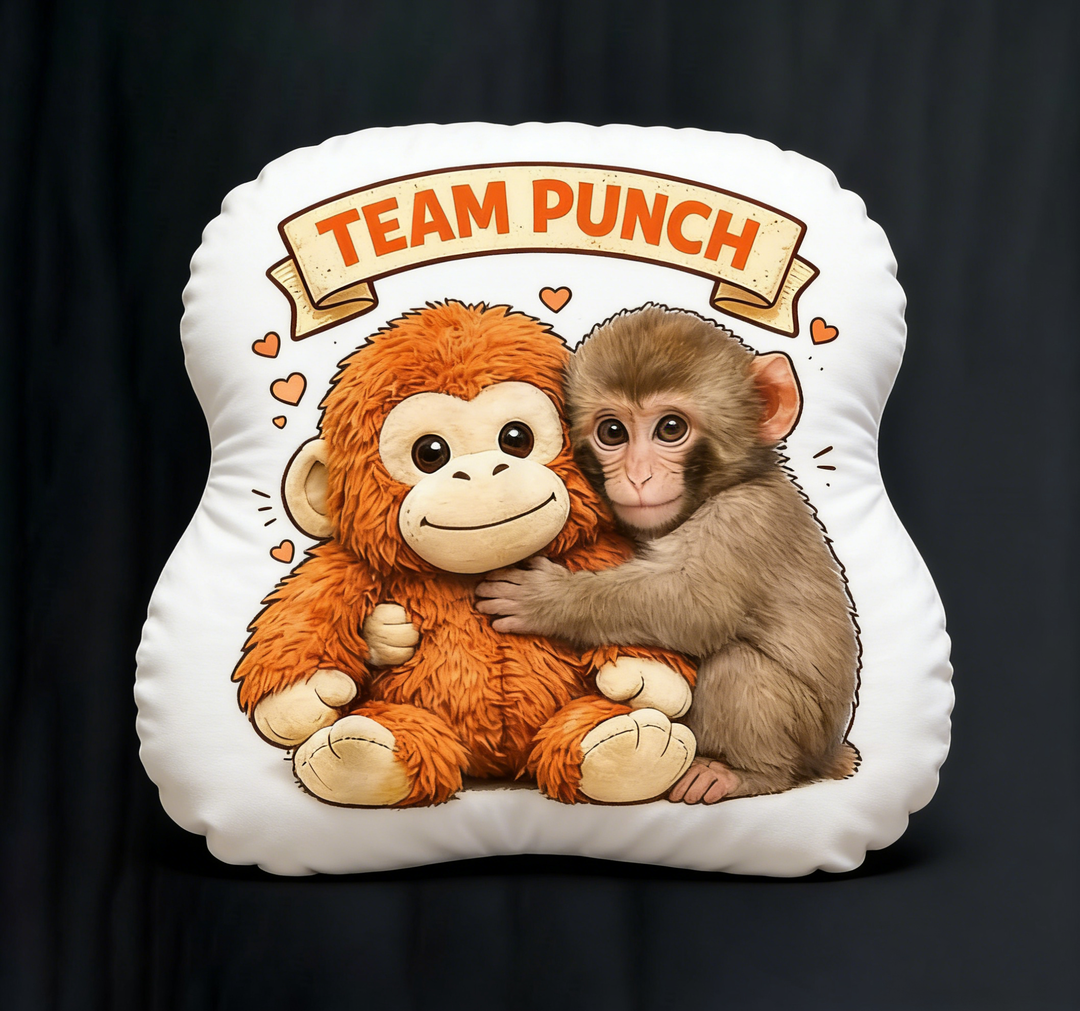Monkey Punch Alien-shaped Pillow