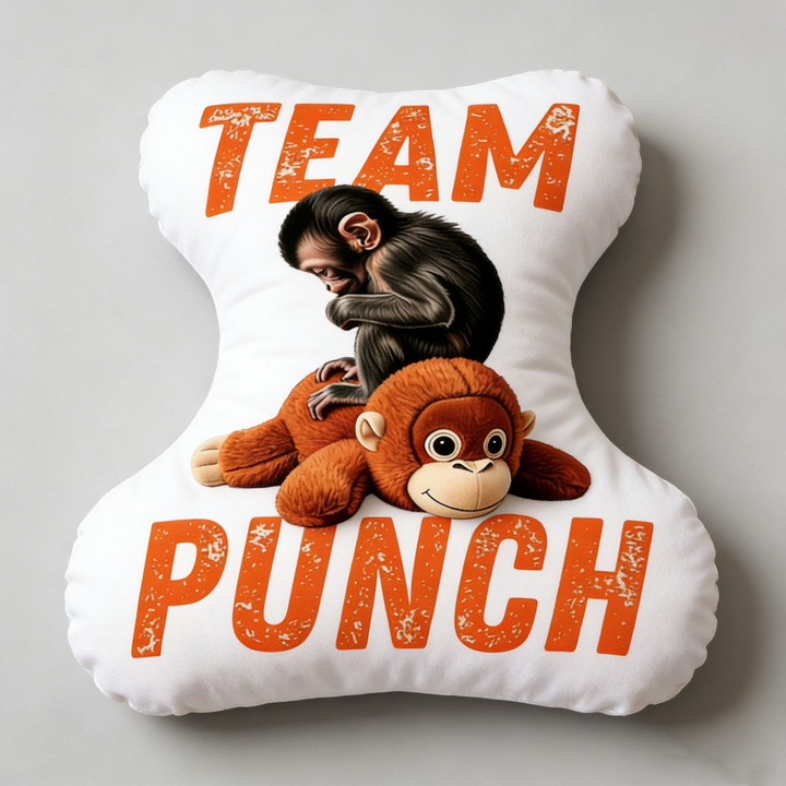 Monkey Punch Alien-shaped Pillow