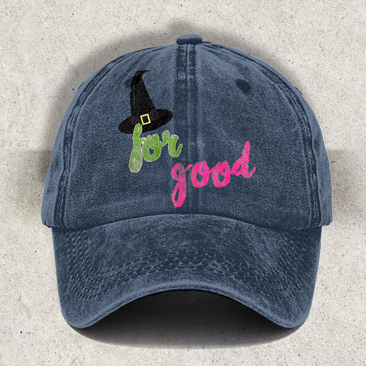 Wicked For Good Washed Cap
